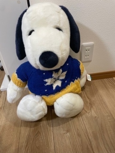 スヌーピー　セーター　ぬいぐるみ　65センチ