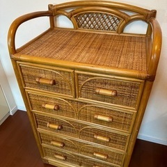 籐家具　チェスト　ラタン