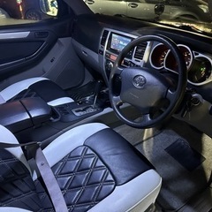冬も無敵！！大人気ハイラックスサーフ　リフトアップ　マッドタイヤ付の画像