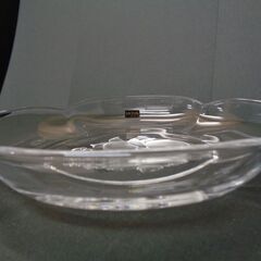 未使用品【HOYAクリスタル】　ガラス製　フルーツ皿　皿・プレートの画像