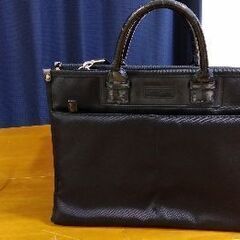 合皮製ビジネスバッグ×２点―かなり使用感はあります。①HIROK...