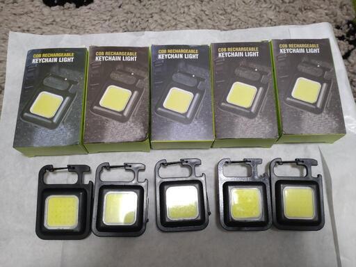 LED キーホルダー　ライト　5個セット