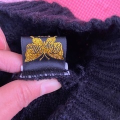 kids キッズ　帽子　ブラック　ray Alice 黒　ニット帽　子供の画像