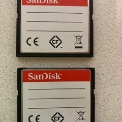 コンパクトフラッシュカード　CFカード　8MB×2枚の画像