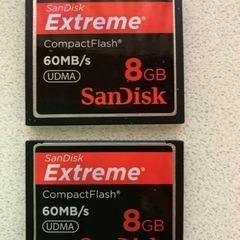 コンパクトフラッシュカード　CFカード　8MB×2枚