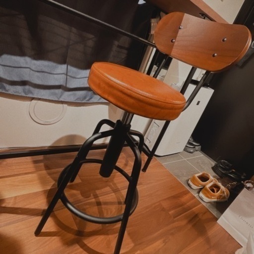 カウンターテーブル 椅子2つセット