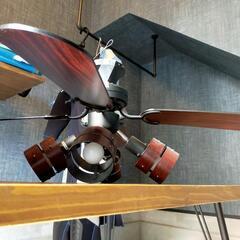 [お譲り先決まりました]ファン付き照明の画像