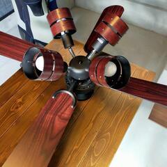 [お譲り先決まりました]ファン付き照明の画像