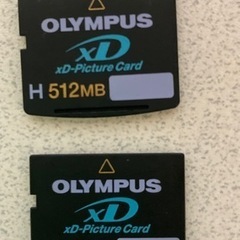 xDピクチャーカード　512MB 2枚組