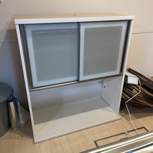 食器棚　キッチンボード　横100cm奥行45cm高さ113cm