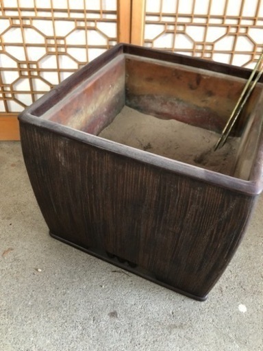 年代物★木製火鉢