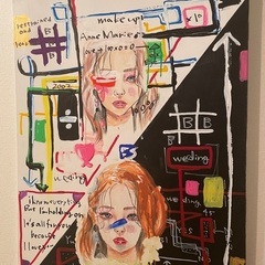 私が描いたものです。個展多数