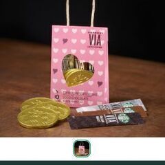 スターバックス VIA アソートセット&ロゴチョコレート バレン...