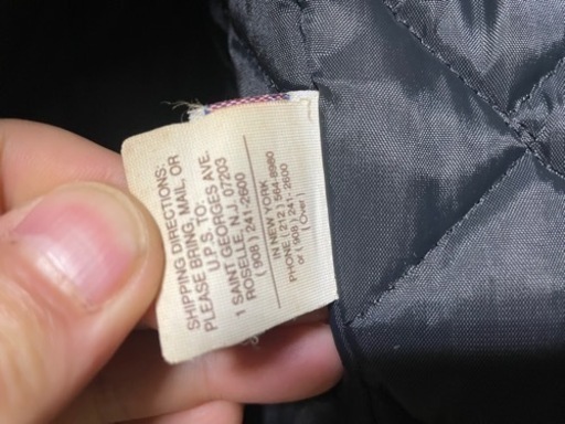 受け渡し待ち　Schott 革ジャン　