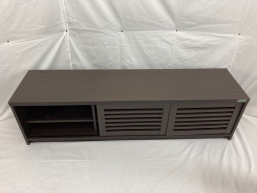 テレビ台　幅135cm TVボード　ダークブラウン
