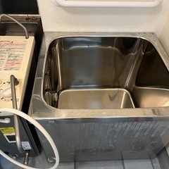 都市ガス用 給湯器　風呂釜　Rinnai（リンナイ）シャワー付きガス風呂釜の画像