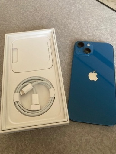 iPhone13 美品 ブルー箱あり SIMフリー