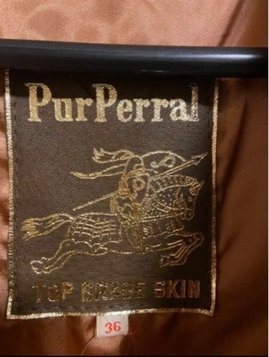PurPerral ファーコート　毛皮コート