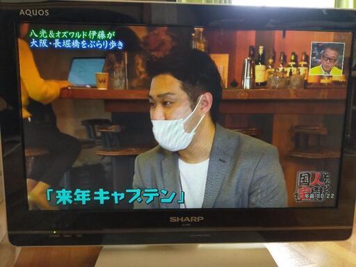液晶テレビ　お話中
