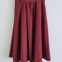 one way　膝下丈スカート