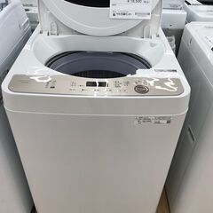 ☆ジモティ割あり☆ SHARP 洗濯機 6kg 年式2020 動作確認
