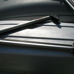 値引しました　日産純正　ワイド　キャリアです　釣り　アウトドア　キャンプ　ウｴークボード　など使い道は色々　の画像