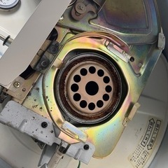 ⭐︎レトロストーブ 丸型 CORONA 台付き 希少カラー L2の画像