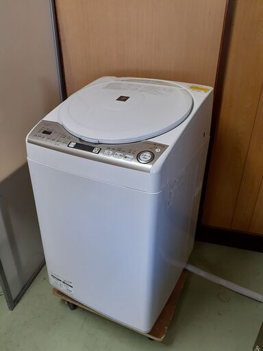シャープ SHARP 洗濯機 乾燥機 電気洗濯乾燥機 8kg 2021年製 ES-TX8EKS　/MJ-0213 1FO
