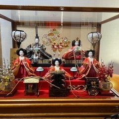 雛人形(ガラスケース入り)