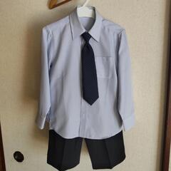 子供スーツ上下120A シャツ120の画像