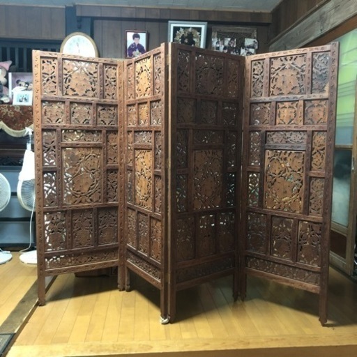 アジアン風 ついたて