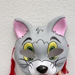 （松島）狐、猫お面絵付け体験の画像