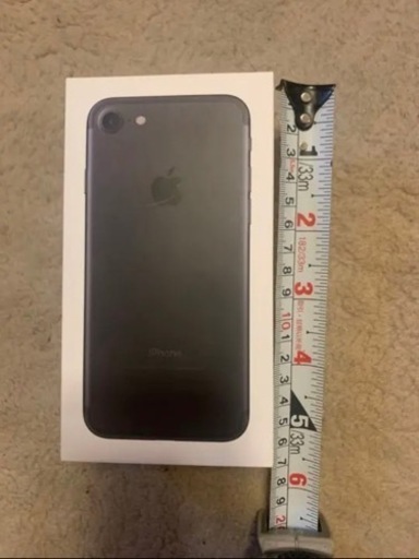 iPhone7 256GB BLACK SIMフリー セット付