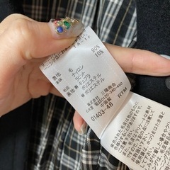 ブルーレーベル スタンドカラーコート ラビットファー