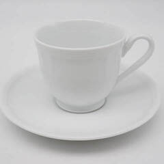 ss3977③　ノリタケ　カップ＆ソーサー　4客セット　白地　Noritake　C/S　ホワイト　ダブルライン　洋食器　コーヒー　紅茶　上品　まとめ　店舗用　業務用の画像