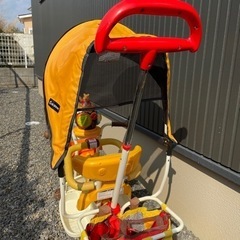 【受付終了】アイデス ポップンカーゴ三輪車　くまのプーさん　幼児用三輪車の画像