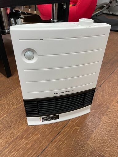 セラミックファンヒーター　No.6600　ホワイト　ユアサ　2015年製　YA-S1260SM(WH)　【リサイクルショップどりーむ天保山店】
