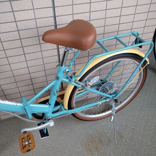 K◇未使用　シンプルスタイル　EUROPA　24インチ　折りたたみ自転車 K◇未使用 シンプルスタイル EUROPA 24インチ 折りたたみ自転車