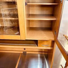 【リサイクルストアスターズ 城西店】食器棚 レンジボード キッチン収納の画像