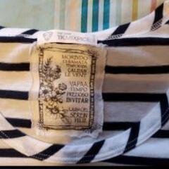 夏用 レディーストップス  ボーダー Tシャツの画像