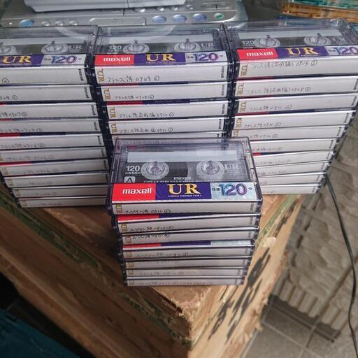 カセットテープ【maxell UR 120分 37本】