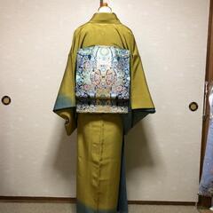 ❗️値下げ⬇️色留袖 辛子色 青色 鉄紺の画像