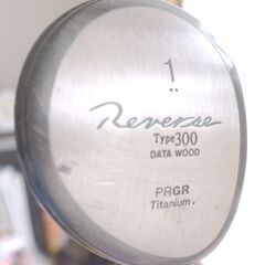 美品! PRGR プロギア リバース データウッド type-300 チタニウム フレックスSR（M-40）1W ドライバー ゴルフクラブです。の画像