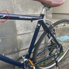 【クロスバイク】27インチWEEKENDBIKESの画像
