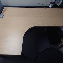 【早いもん勝ち】Office家具　L机字デスク（左用）差し上げます