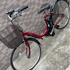 電動自転車 リヤチャイルドシート付き YAMAHAパスチア