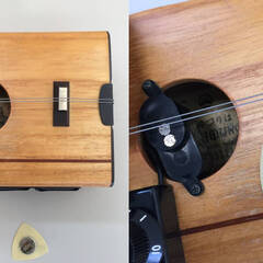 ○【木村流大正琴】KIMURA ゆずり葉 摠葉 ハードケース付き ピック 和楽器 音楽 電気大正琴(NF221119)303-337-①Wの画像