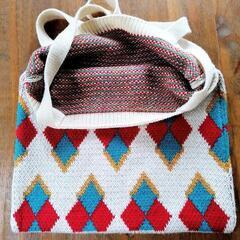 柔らかな肌触り！大人ストール&ニットバッグの画像