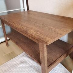 IKEA ローテーブル　ブラウン　ルナンプ