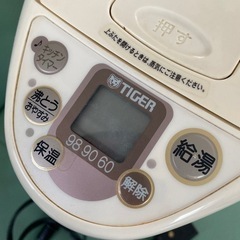 TIGER マイコン電気ポットの画像